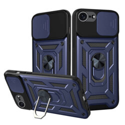 Husa iPhone 16e protectie camera Techsuit CamShield Series, albastru