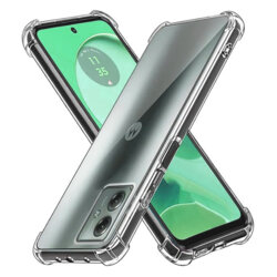 Husa Motorola Moto G54 Techsuit Shockproof Clear Silicone, transparenta