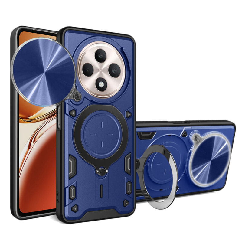 Husa Oppo Reno12 F 5G Techsuit CamGuard Pro, albastru
