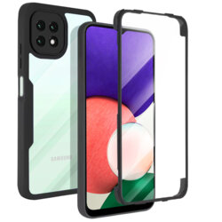 Husa 360° Samsung Galaxy A22 5G Techsuit ColorVerse, negru