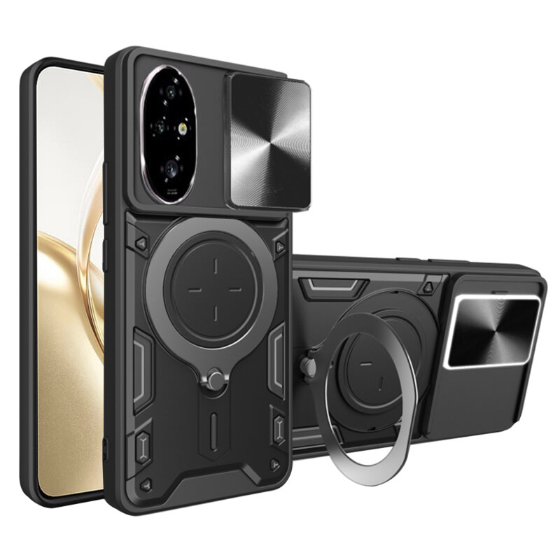 Husa Honor 200 Techsuit CamGuard Pro, negru