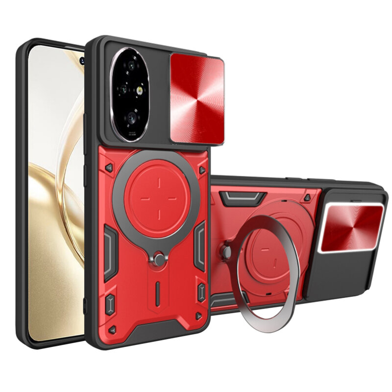 Husa Honor 200 Techsuit CamGuard Pro, rosu