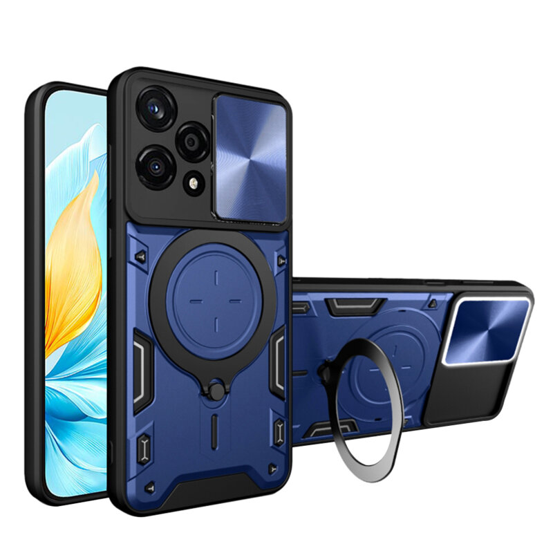 Husa Honor 200 Lite Techsuit CamGuard Pro, albastru
