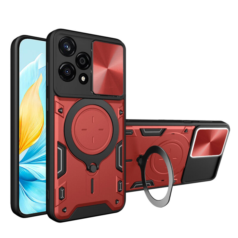 Husa Honor 200 Lite Techsuit CamGuard Pro, rosu