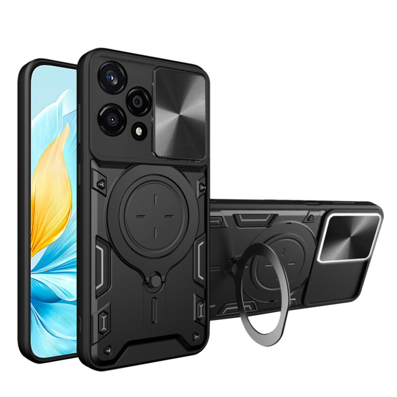 Husa Honor 200 Lite Techsuit CamGuard Pro, negru