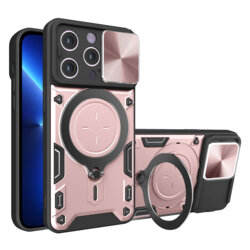 Husa iPhone 13 Pro Max Techsuit CamGuard Pro, roz auriu
