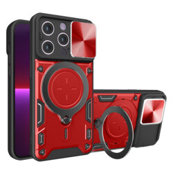 Husa iPhone 13 Pro Techsuit CamGuard Pro, rosu
