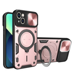 Husa iPhone 13 Techsuit CamGuard Pro, roz auriu