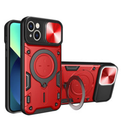 Husa iPhone 13 Techsuit CamGuard Pro, rosu