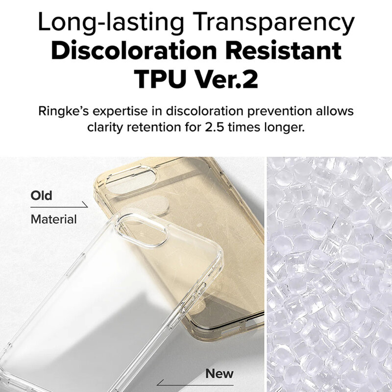 Husa iPhone 16e Ringke Fusion, mata