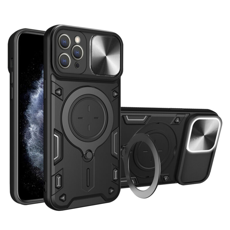 Husa iPhone 11 Pro Techsuit CamGuard Pro, negru