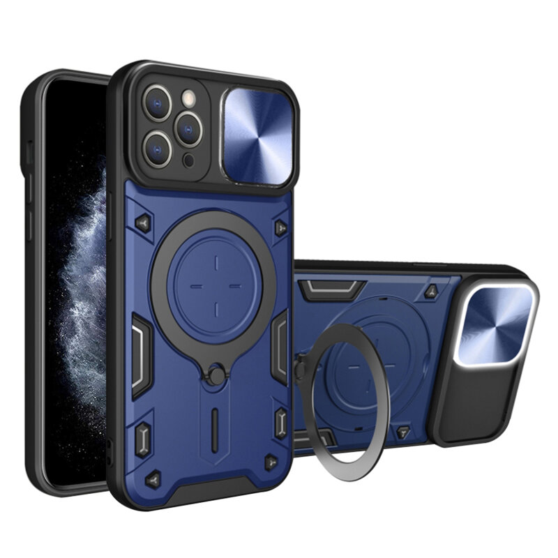 Husa iPhone 11 Pro Techsuit CamGuard Pro, albastru