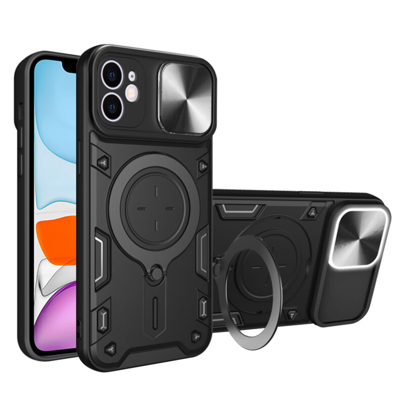 Husa iPhone 11 Techsuit CamGuard Pro, negru