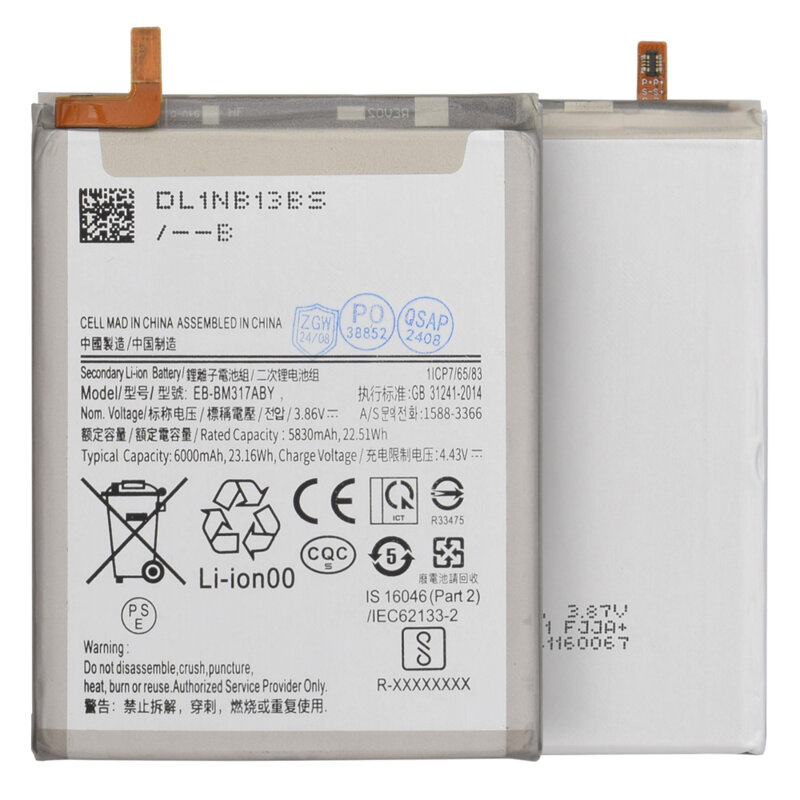 Baterie acumulator Samsung Galaxy M31, 5830mAh, alb