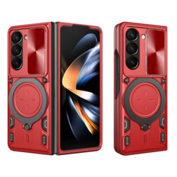 Husa Samsung Galaxy Z Fold5 Techsuit CamGuard Pro, rosu