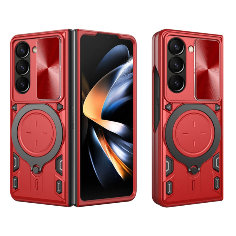 Husa Samsung Galaxy Z Fold5 Techsuit CamGuard Pro, rosu