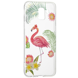 Husa Samsung Galaxy J6 2018 Silicon Summer - Flamingo
