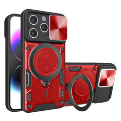 Husa iPhone 14 Pro Techsuit CamGuard Pro, rosu