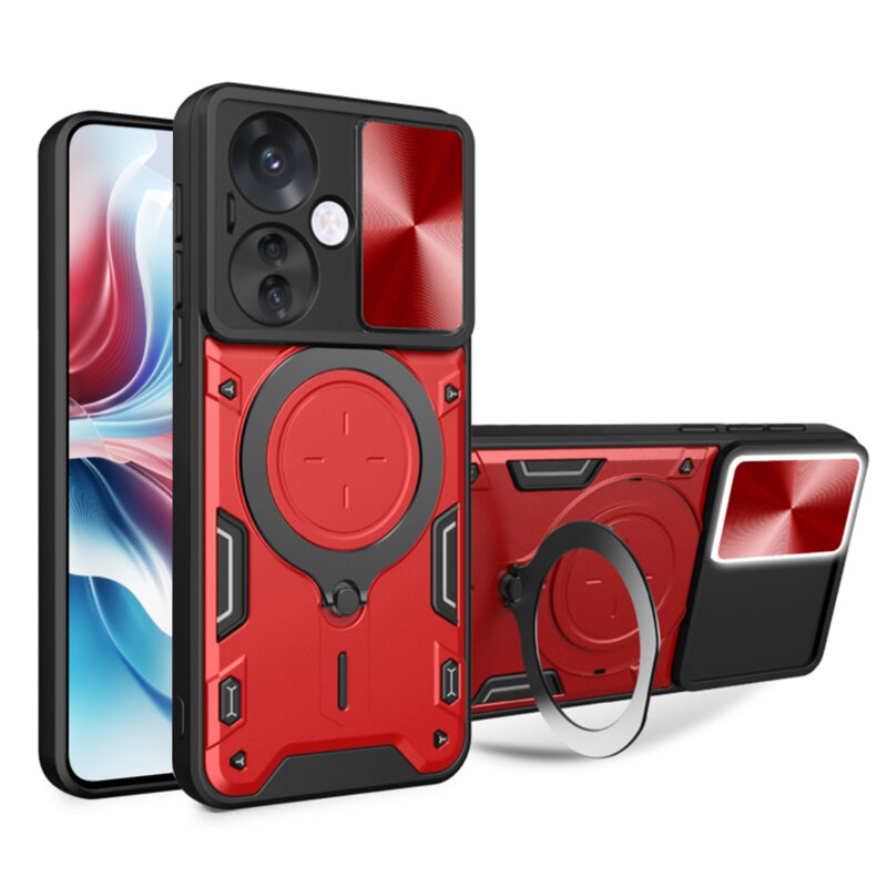 Husa Oppo Reno11 F Techsuit CamGuard Pro, rosu