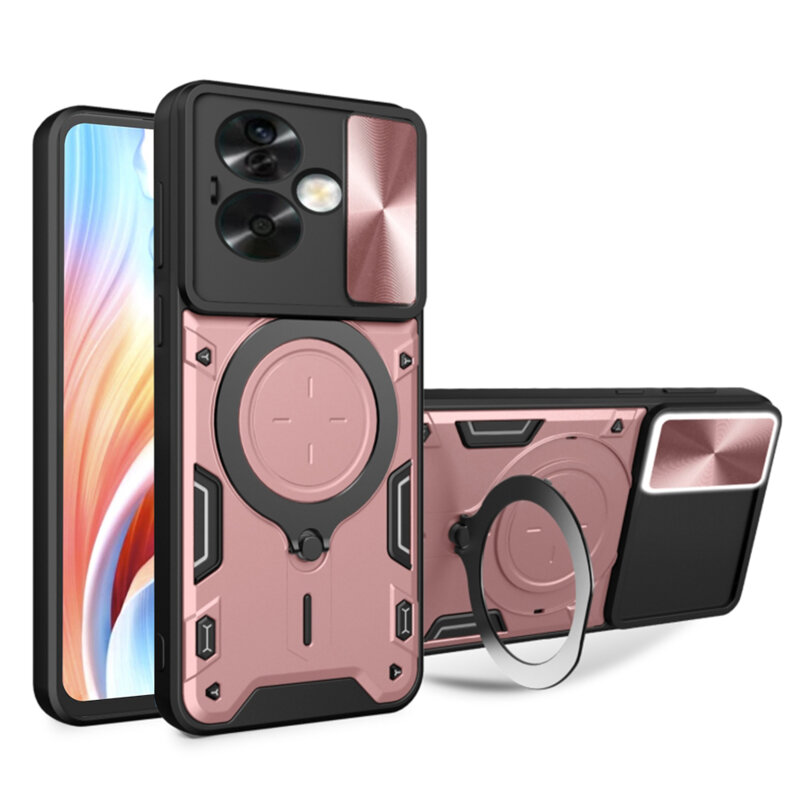 Husa Oppo A79 5G Techsuit CamGuard Pro, roz auriu