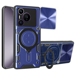Husa Huawei Pura 70 Techsuit CamGuard Pro, albastru