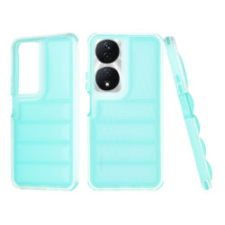 Husa Honor X7b 5G Techsuit Wave Shield, turcoaz