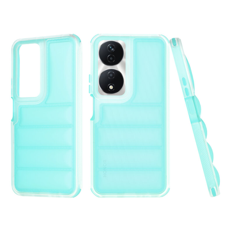 Husa Honor X7b 5G Techsuit Wave Shield, turcoaz