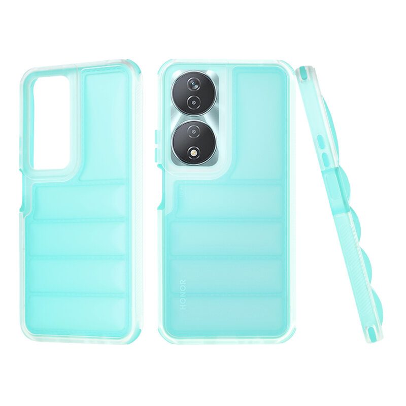 Husa Honor 90 SMART Techsuit Wave Shield, turcoaz
