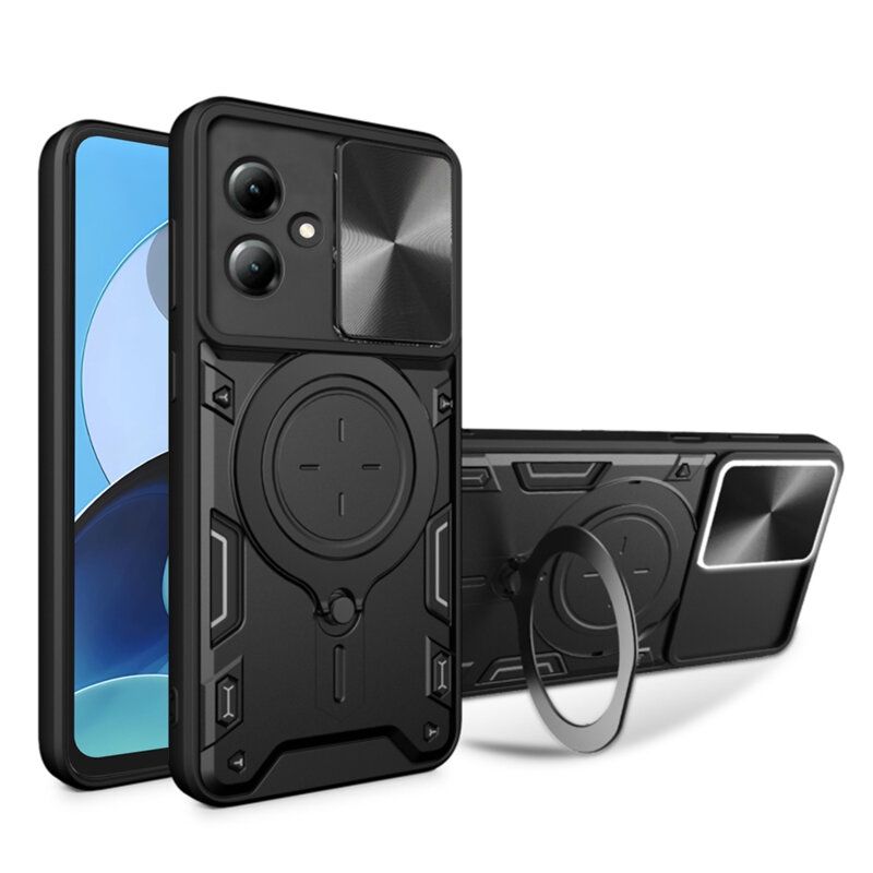 Husa Motorola Moto G14 Techsuit CamGuard Pro, negru