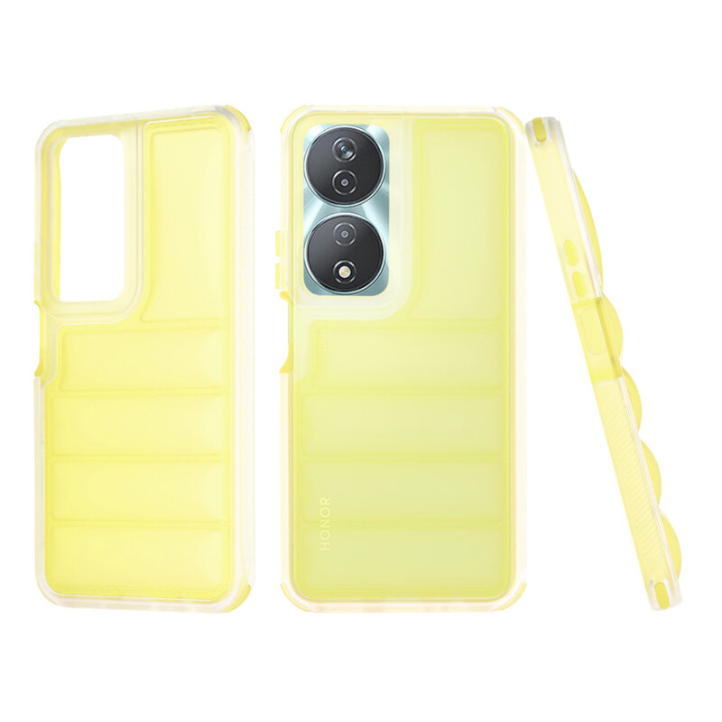 Husa Honor 90 SMART Techsuit Wave Shield, galben