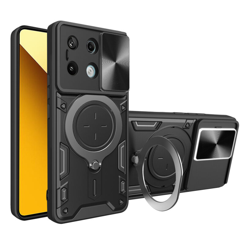 Husa Xiaomi Redmi Note 13 5G Techsuit CamGuard Pro, negru