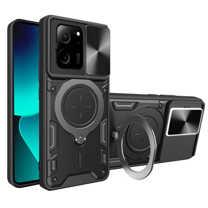 Husa Xiaomi 13T Techsuit CamGuard Pro, negru