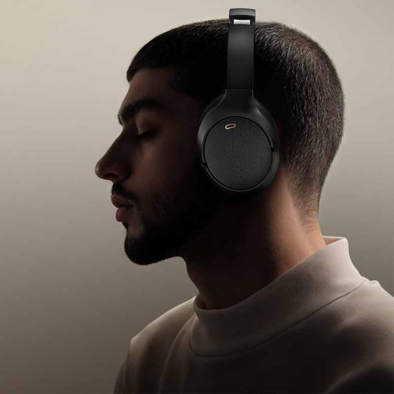 Casti Wireless Bluetooth 5.3, IPX4, Hi-Fi, Acefast H6, alb