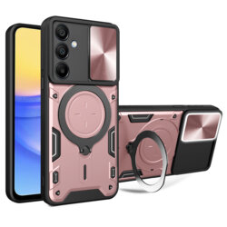 Husa Samsung Galaxy A15 4G Techsuit CamGuard Pro, roz auriu