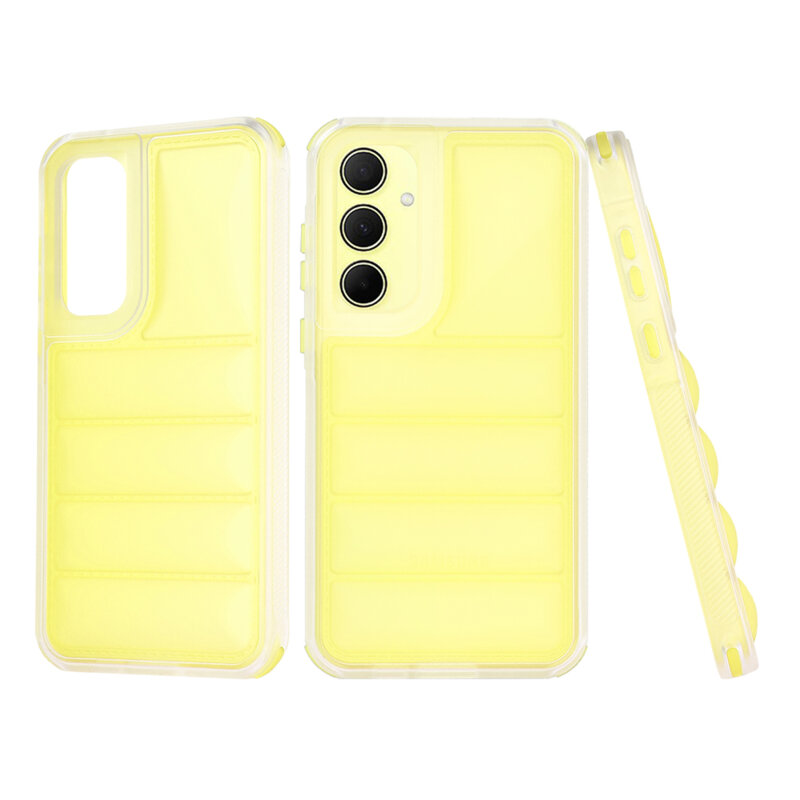Husa Samsung Galaxy A35 5G Techsuit Wave Shield, galben