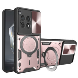 Husa OnePlus 12R Techsuit CamGuard Pro, roz auriu