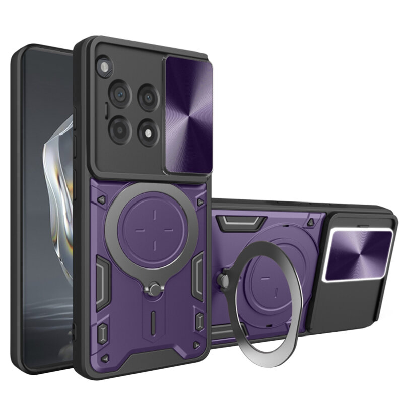 Husa OnePlus 12R Techsuit CamGuard Pro, mov
