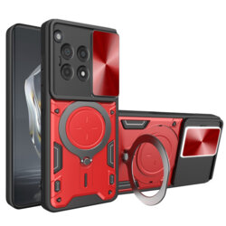 Husa OnePlus 12R Techsuit CamGuard Pro, rosu