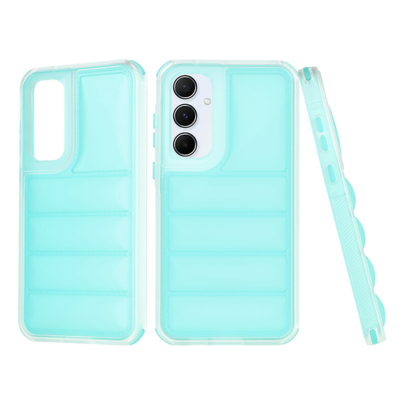 Husa Samsung Galaxy A55 5G Techsuit Wave Shield, turcoaz