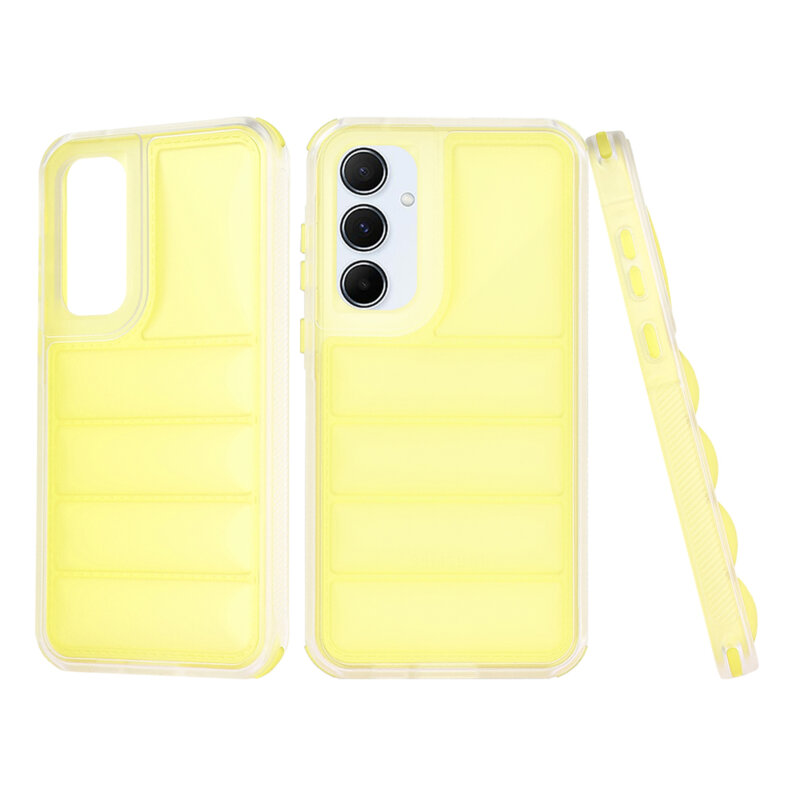Husa Samsung Galaxy A55 5G Techsuit Wave Shield, galben