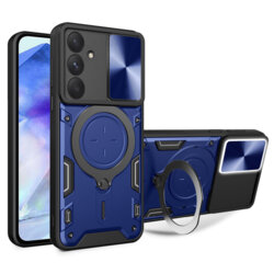Husa Samsung Galaxy A55 5G Techsuit CamGuard Pro, albastru