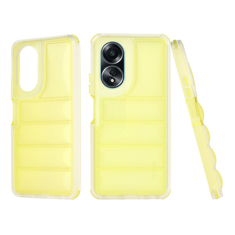 Husa Oppo A58 4G Techsuit Wave Shield, galben