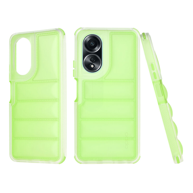 Husa Oppo A58 4G Techsuit Wave Shield, verde
