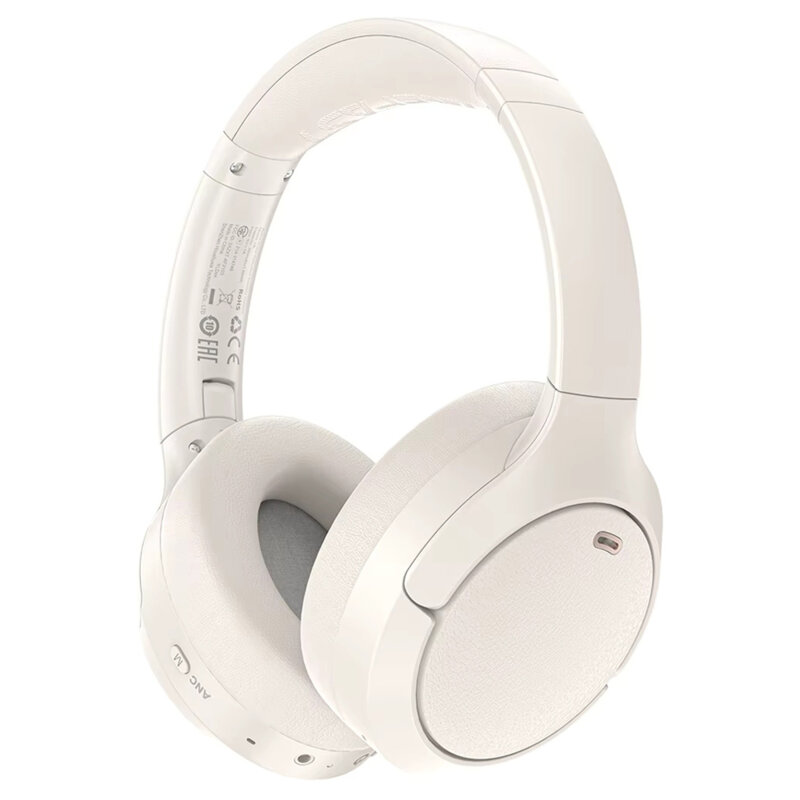 Casti Wireless Bluetooth 5.3, IPX4, Hi-Fi, Acefast H6, alb