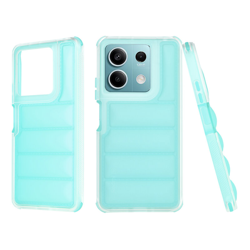 Husa Xiaomi Redmi Note 13 5G Techsuit Wave Shield, turcoaz