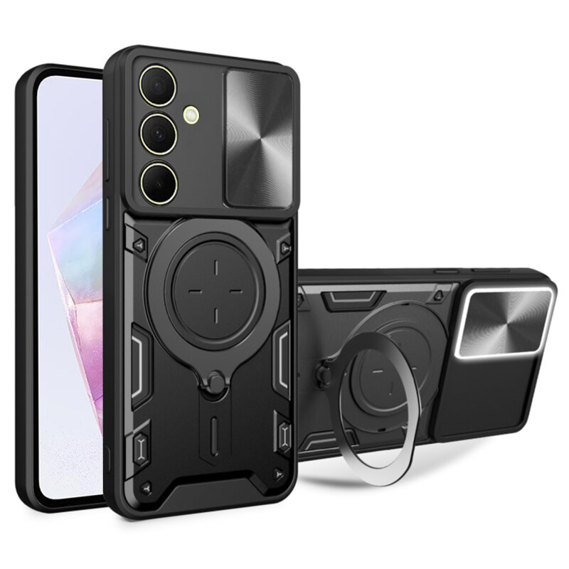 Husa Samsung Galaxy A35 5G Techsuit CamGuard Pro, negru