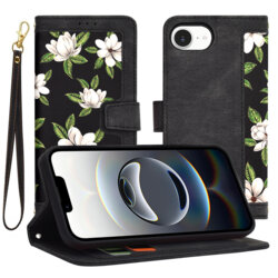 Husa personalizata fete iPhone 16e Techsuit FlipCraft, negru