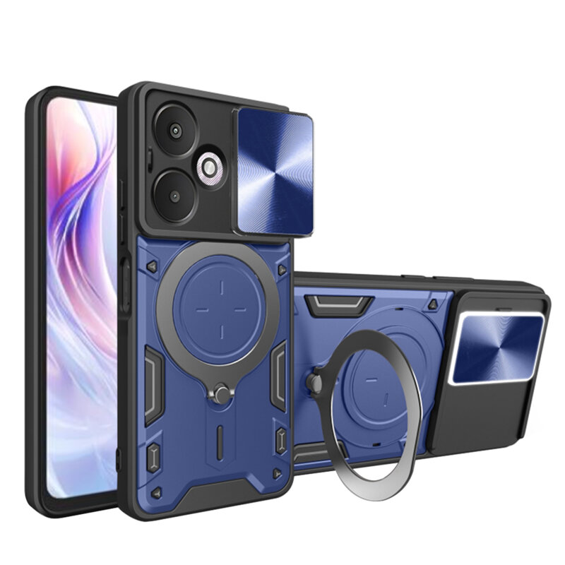 Husa Xiaomi Redmi 13C 5G Techsuit CamGuard Pro, albastru