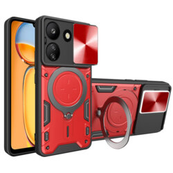 Husa Xiaomi Redmi 13C 4G Techsuit CamGuard Pro, rosu