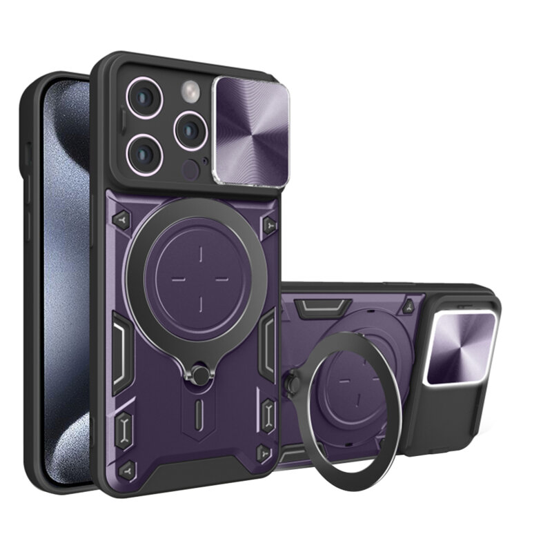 Husa iPhone 15 Pro Max Techsuit CamGuard Pro, mov